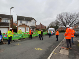 Meeting CityFibre and Kier to see full fibre installed in Curtis Hayward Drive. Quedgeley