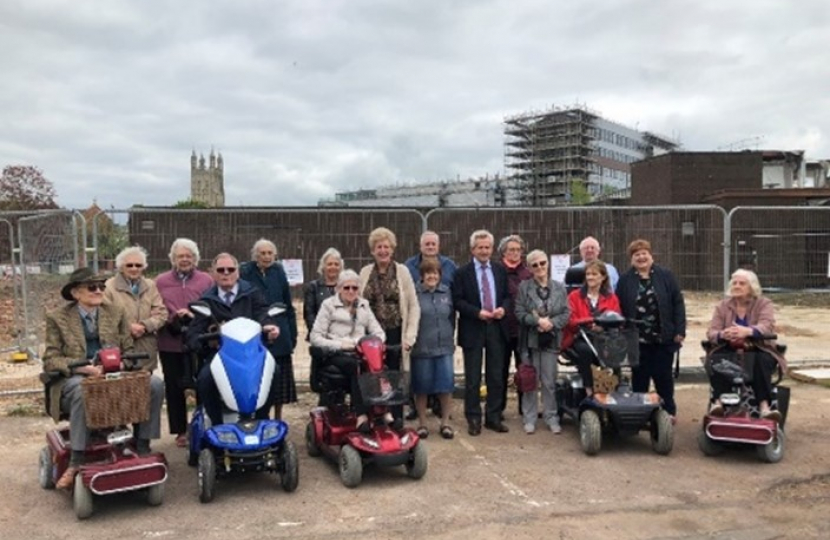 MP Richard Graham with local residents calling for a new health centre