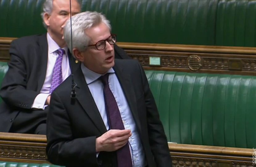 Richard speaking in debate in parliament
