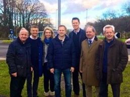 Gloucestershire MPs with Secretary of State for Transport, Rt Hon Grant Shapps MP