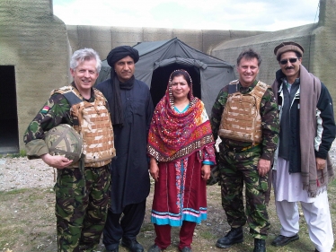 Richard visiting Afghanistan in 2011
