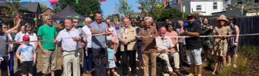 Local community opens Sudbrook Garden